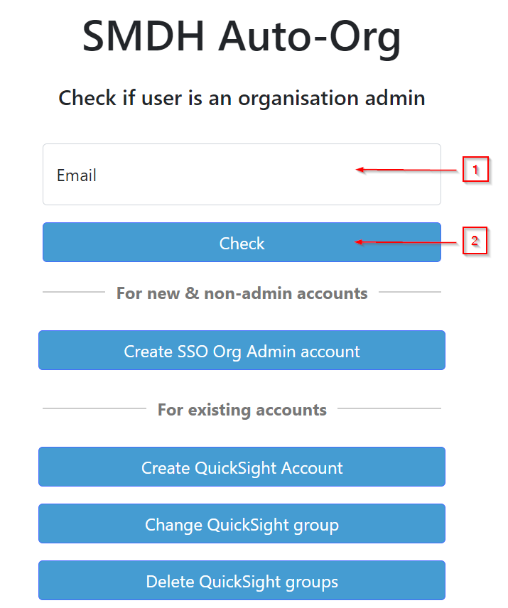 Auto Org Check email